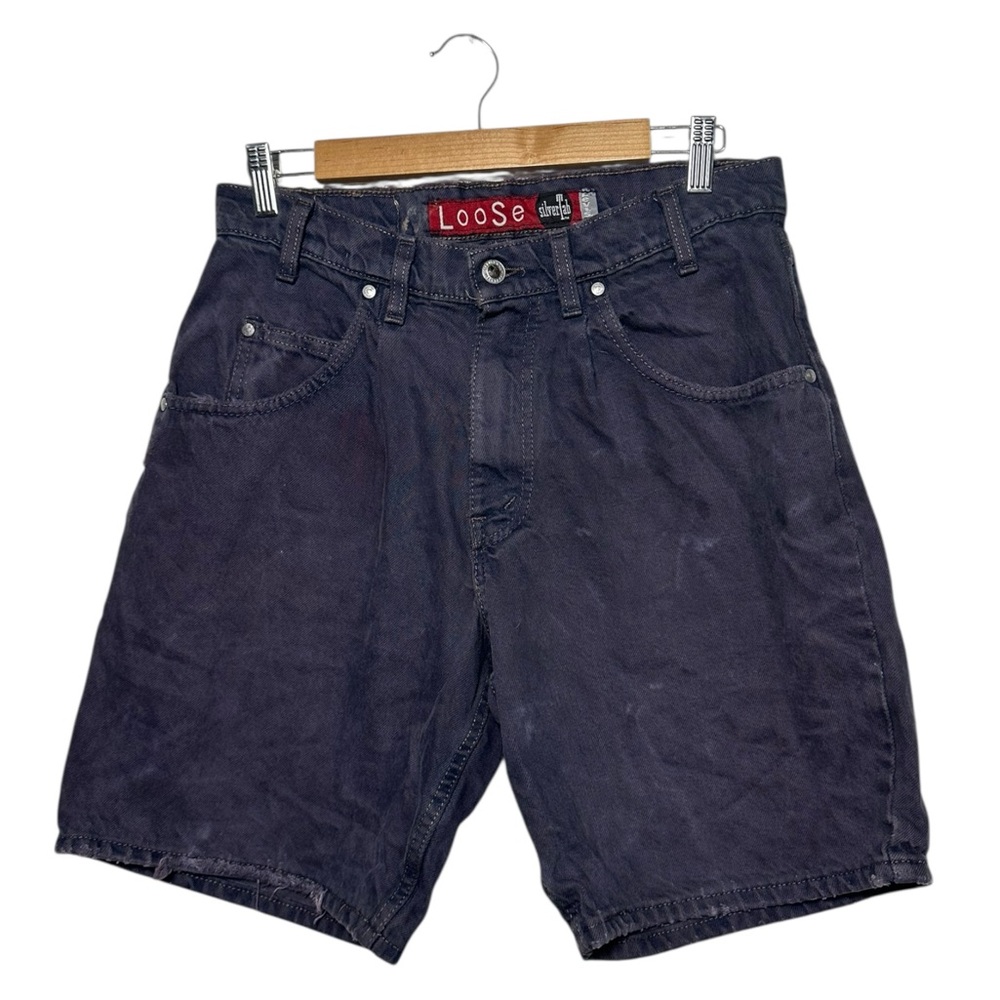 Rare Vintage 90s Levi's Loose Silver Tab Distressed Grunge Skater Size 32 Jorts